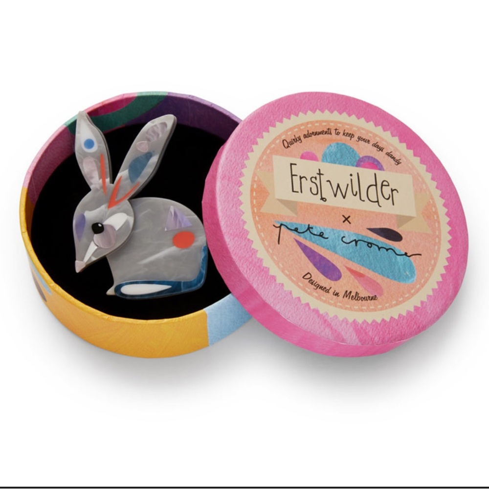 Pete Cromer A Bashful Bilby Brooch 2019 By Erstwilder